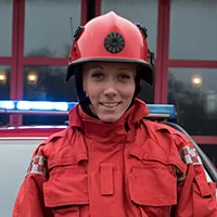 Emma Nordwall, förbundsdirektör räddningstjänsten Skåne Nordväst